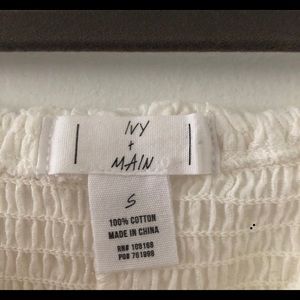 Off the shoulder top from Tilly’s